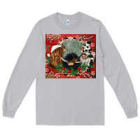 Moon Dust christmas heifer cow  gnomies Long Sleeve Tee - CowGirlArtShop