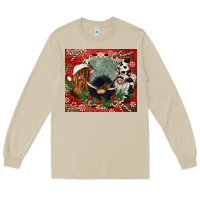 Mushroom christmas heifer cow  gnomies Long Sleeve Tee - CowGirlArtShop