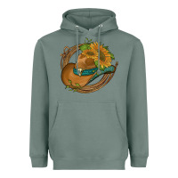 Sage western hat with sunflowers and rope Heavyweight Hoodie - Artiststas