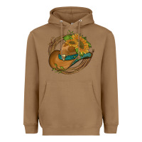 Toasted Coconut western hat with sunflowers and rope Heavyweight Hoodie - Artiststas