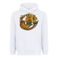 White western hat with sunflowers and rope Heavyweight Hoodie - Artiststas