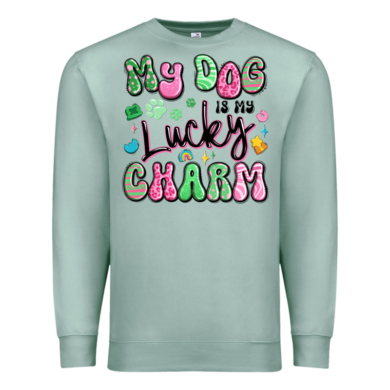 My Dog Is My Lucky Charm Premium Sweatshirt by Artiststas | Teevron