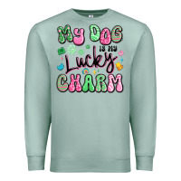 Seafoam my dog is my lucky charm Premium Sweatshirt - Artiststas