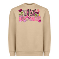 Mushroom Xoxo Hugs And Kisses Valentine's Day Heavyweight Sweatshirt - FaDigitalArtStudio