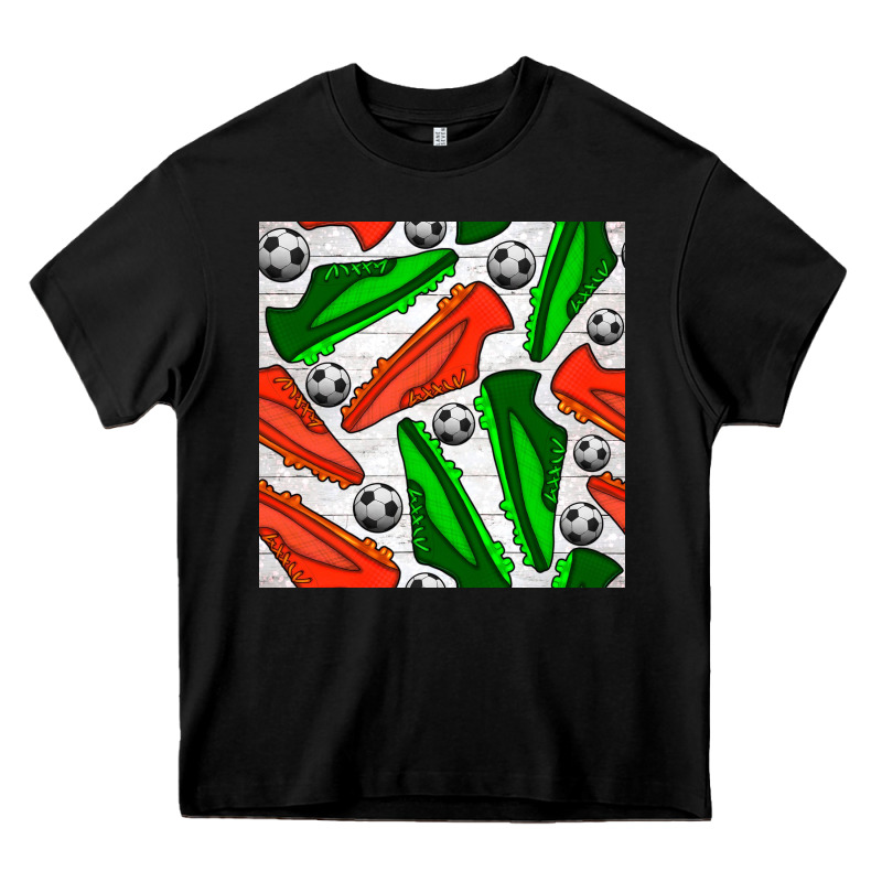 Soccer Shoes Seamless Pattern Heavy Core Tee by BundleAndBundleShop | Teevron