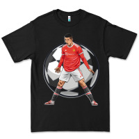 Black cr7 soccer fan Premium Tee - lanVoArt