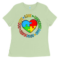Matcha autism awareness puzzle heart love understand advo Ladies Tee - Artiststas