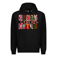 Black Candy Cane Cutie Premium Hoodie - FaDigitalArtStudio