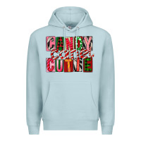 Blue Mist Candy Cane Cutie Premium Hoodie - FaDigitalArtStudio