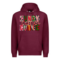Burgundy Candy Cane Cutie Premium Hoodie - FaDigitalArtStudio