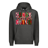 Charcoal Heather Candy Cane Cutie Premium Hoodie - FaDigitalArtStudio