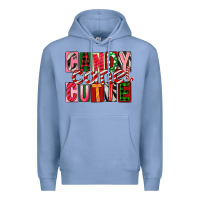 Colony Blue Candy Cane Cutie Premium Hoodie - FaDigitalArtStudio