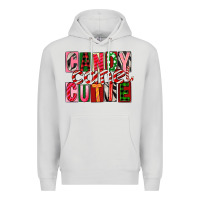 Dove Grey Candy Cane Cutie Premium Hoodie - FaDigitalArtStudio