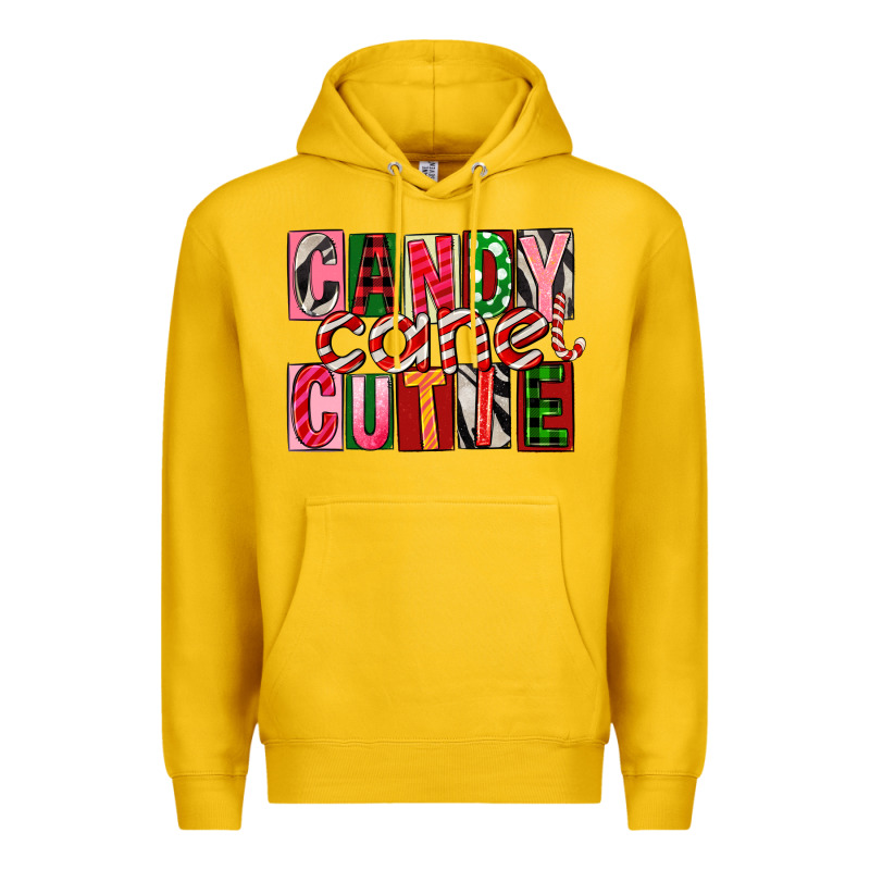 Candy Cane Cutie Premium Hoodie by FaDigitalArtStudio | Teevron
