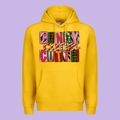Candy Cane Cutie Premium Hoodie Designed By Fadigitalartstudio