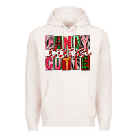 Pale Pink Candy Cane Cutie Premium Hoodie - FaDigitalArtStudio