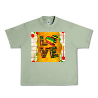 Oil Green juneteenth love Urban Heavy Tee - TumblerDesignByShophia