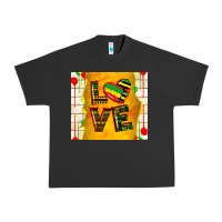 Pigment Black juneteenth love Urban Heavy Tee - TumblerDesignByShophia