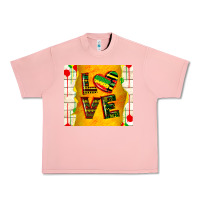 Salmon juneteenth love Urban Heavy Tee - TumblerDesignByShophia