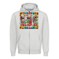 Dove Grey Love Christmas cow Zipper Hoodie - CowhideDigitalArt