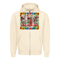 Sandshell Love Christmas cow Zipper Hoodie - CowhideDigitalArt