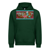 Forest Green western nurse with medical  symbol caduceus and arrow license plate te Urban Hoodie - BarkalooDesign