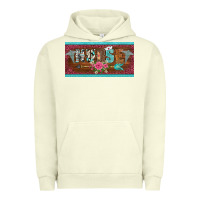 Pigment Pistachio western nurse with medical  symbol caduceus and arrow license plate te Urban Hoodie - BarkalooDesign