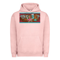 Pigment Salmon western nurse with medical  symbol caduceus and arrow license plate te Urban Hoodie - BarkalooDesign