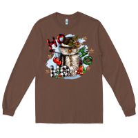 Chestnut ho ho ho snowman gnome Long Sleeve Tee - CowGirlArtShop
