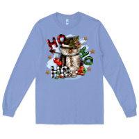 Colony Blue ho ho ho snowman gnome Long Sleeve Tee - CowGirlArtShop