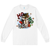 White ho ho ho snowman gnome Long Sleeve Tee - CowGirlArtShop