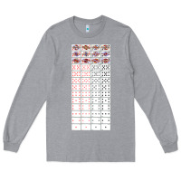 Heather Grey deck of cards   joke gifts   playing cards Long Sleeve Tee - lanVoArt