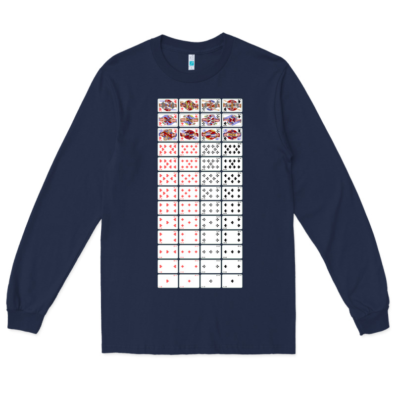 Deck Of Cards   Joke Gifts   Playing Cards Long Sleeve Tee by lanVoArt | Teevron