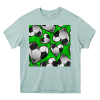 Arona soccer hearts seamless pattern Heavy Core Tee - BundleAndBundleShop