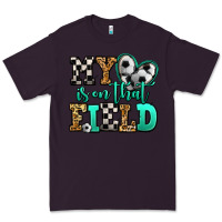 Plum my heart is on that field soccer Premium Tee - Jasminsmagicworld