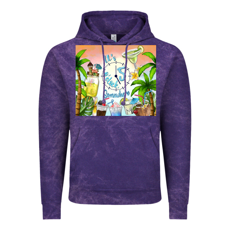 It's Five O'clock Somewhere Vintage Hoodie by TumblerDesignByShophia | Teevron