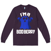 Plum Boo Berry Halloween Funny Blueberry for Berries Fans Premium Long Sleeve Tee - lanVoArt