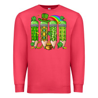 Cardinal st. patrick's day teacher pencils Premium Sweatshirt - Artiststas