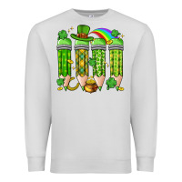 Dove Grey st. patrick's day teacher pencils Premium Sweatshirt - Artiststas