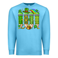 Ocean Blue st. patrick's day teacher pencils Premium Sweatshirt - Artiststas