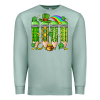 Seafoam st. patrick's day teacher pencils Premium Sweatshirt - Artiststas