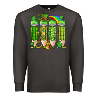 Smoke st. patrick's day teacher pencils Premium Sweatshirt - Artiststas