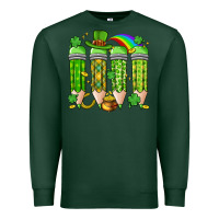 Sports Green st. patrick's day teacher pencils Premium Sweatshirt - Artiststas