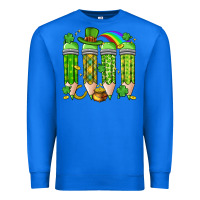 True Royal st. patrick's day teacher pencils Premium Sweatshirt - Artiststas