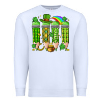 White st. patrick's day teacher pencils Premium Sweatshirt - Artiststas