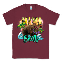 Burgundy Mama bear summer Classic Tee - NancyCooperArtShop
