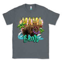 Charcoal Heather Mama bear summer Classic Tee - NancyCooperArtShop