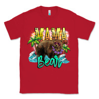 Red Mama bear summer Classic Tee - NancyCooperArtShop