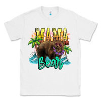 White Mama bear summer Classic Tee - NancyCooperArtShop