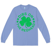Colony Blue dibs on the redhead  st patricks day Long Sleeve Tee - lanVoArt